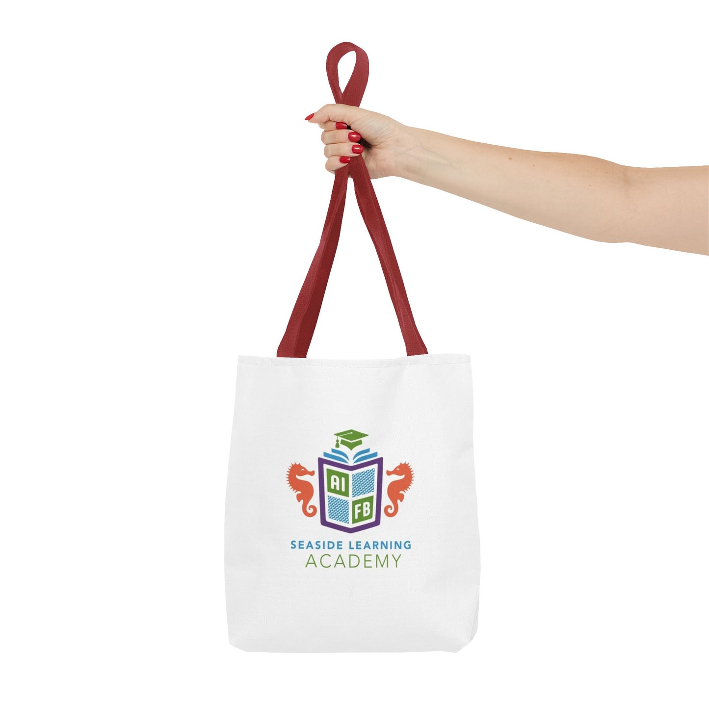 Seaside Learning Academy Tote Bag - Stylish Reusable Bag for School and Everyday Use