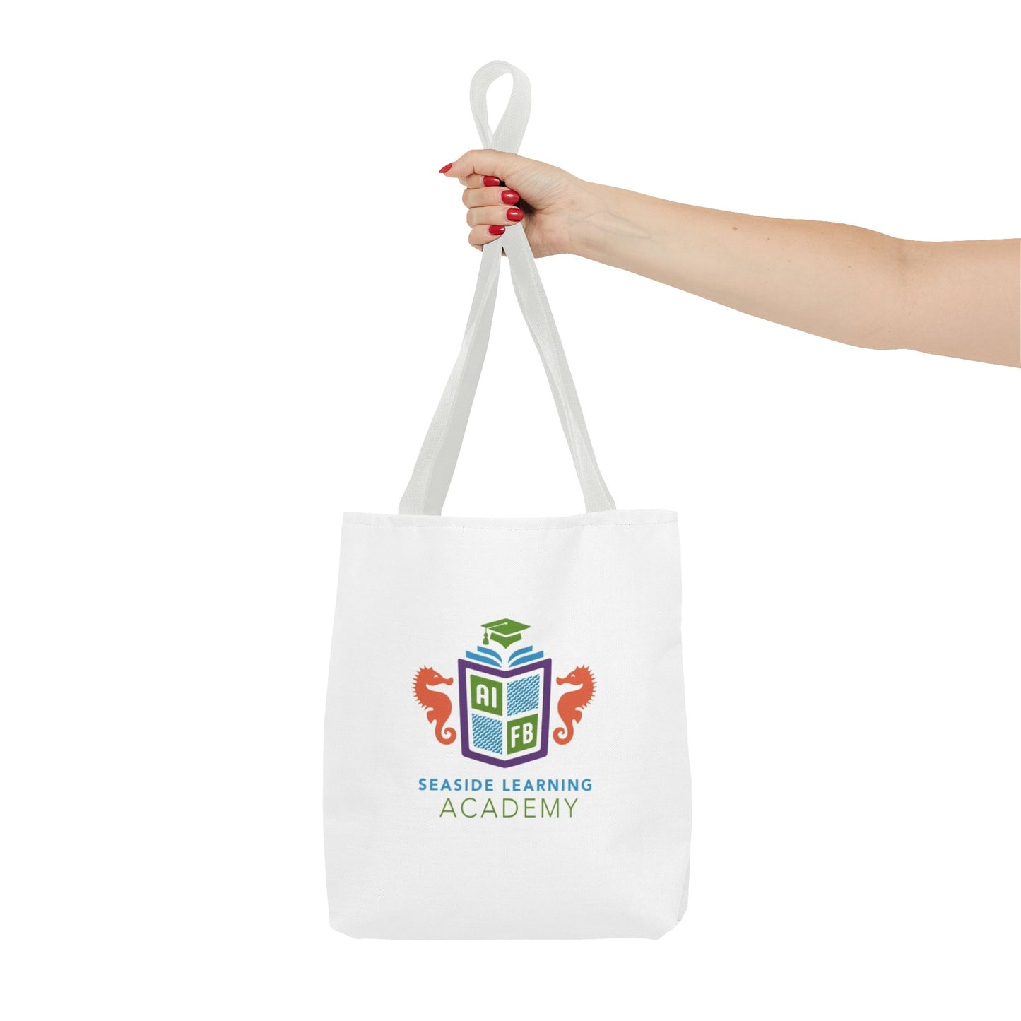 Seaside Learning Academy Tote Bag - Stylish Reusable Bag for School and Everyday Use